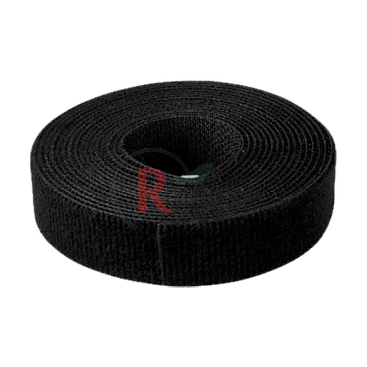 ROLO DE VELCRO COM 3 METROS SLIM (FITA) 20MM PRETO (ABRAADEIRA) - Foto 1