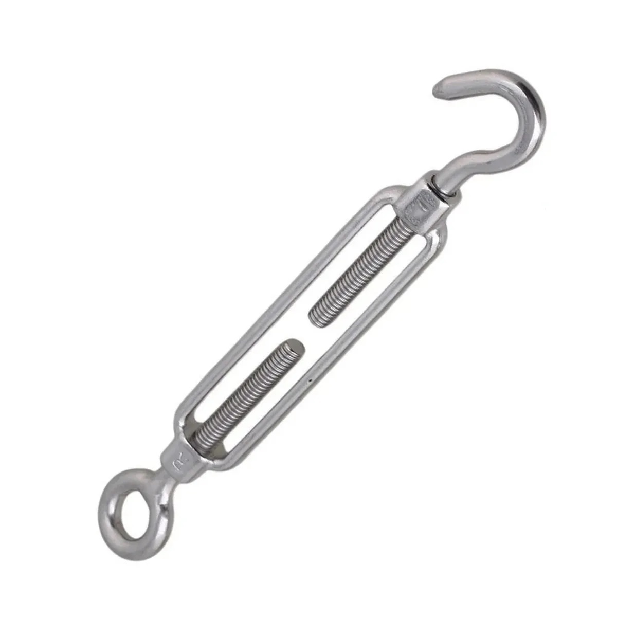 ESTICADOR P/ CABO DE ACO 3/8 INOX GANCHO-OLHAL DIN1480 