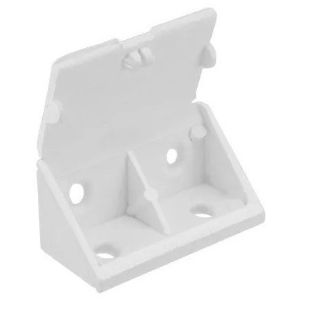 DISPOSITIVO MONTAGEM 20X20X42 BRANCO DUPLO PLASTICO - Foto 1