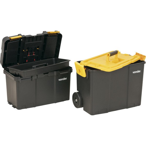 CAIXA PL�STICA COM RODA CRV 0300 460X260X625MM CAPACIDADE INFERIOR 15KG SUPERIOR 10KG - Foto 6