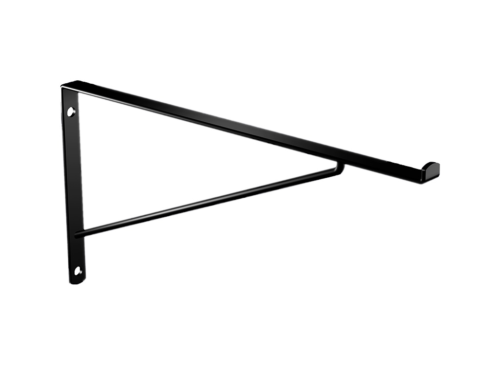 SUPORTE PRATELEIRA DE VIDRO 15CM BRANCO COM PARAFUSO RZFIX - Foto 2