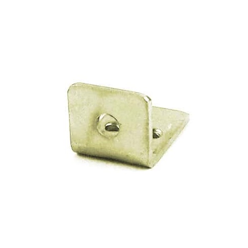 SUPORTE DE PRATELEIRA L 25MMX18MMX20MMX2MM ACO GALVANIZADO - Foto 1