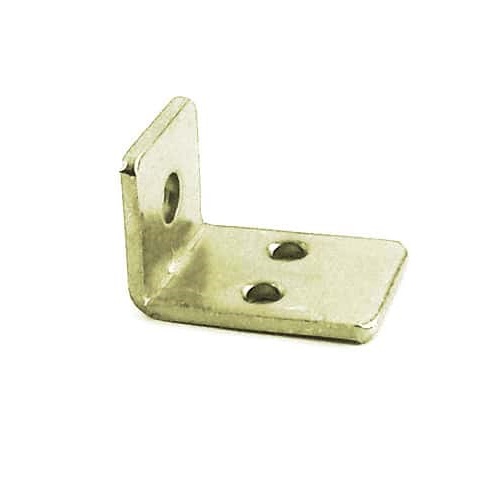 SUPORTE DE PRATELEIRA L 25MMX18MMX20MMX2MM ACO GALVANIZADO - Foto 2