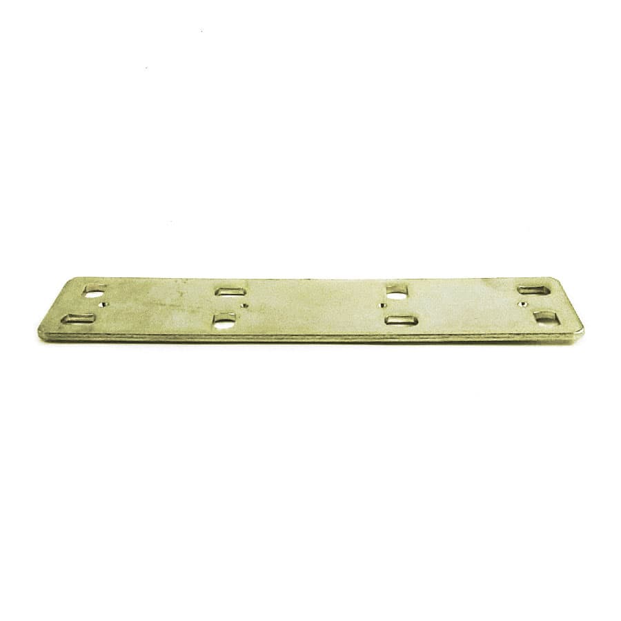 PLACA DUPLA RETA RETANGULAR 120MMX30MMX2MM ACO GALVANIZADO - Foto 1