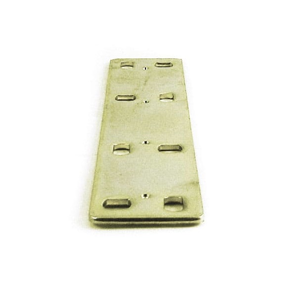 PLACA DUPLA RETA RETANGULAR 120MMX30MMX2MM ACO GALVANIZADO - Foto 3