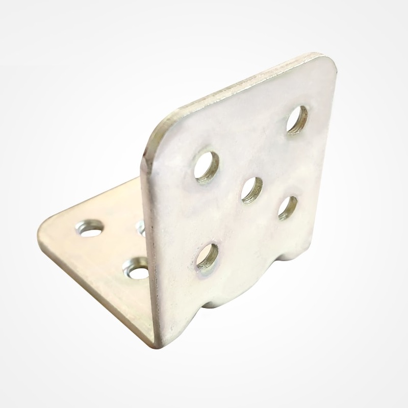 PLACA DE JUNCAO DOBRADA 40MMX45MMX2,5MM ACO GALVANIZADO - Foto 2