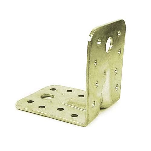 CANTONEIRA DE JUNCAO REFORADA 55MMX65MMX2,65MM ACO GALVANIZADA - Foto 1