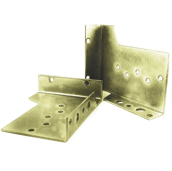 SUPORTE AJUSTAVEL VIGAS TIPO FECHADO 80MMX100MMX2MM ACO GALVANIZADO - Foto 2