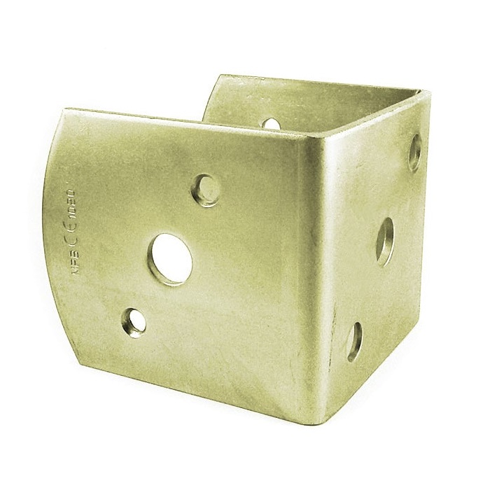 SUPORTE PARA TELHADO 70MMX70MMX80MMX3MM ACO GALVANIZADO - Foto 1