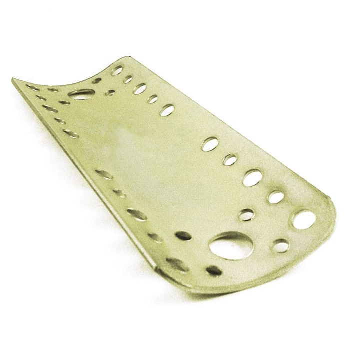 PLACA DE JUNCAO PARA EUCALIPTO RETA 80-100MM ACO GALVANIZADO - Foto 1
