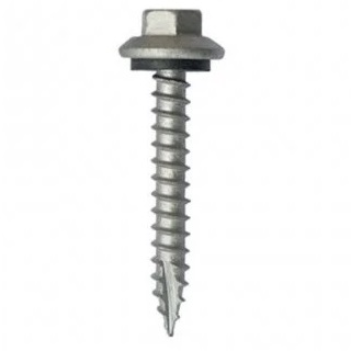 PARAFUSO OGIVADA #17 12-14X4.1/2 (5,5X115) ROSCA HI-LO PARCIAL CABEA SEXTAVADA ARRUELA FIXA EPDM DRACOMET 500H