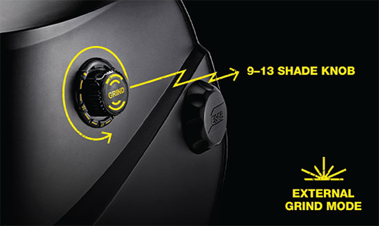 MSCARA DE SOLDA PROTEO AUTOMTICA SAVAGE A40 9-13 PRETA CA 44.961 - Foto 2