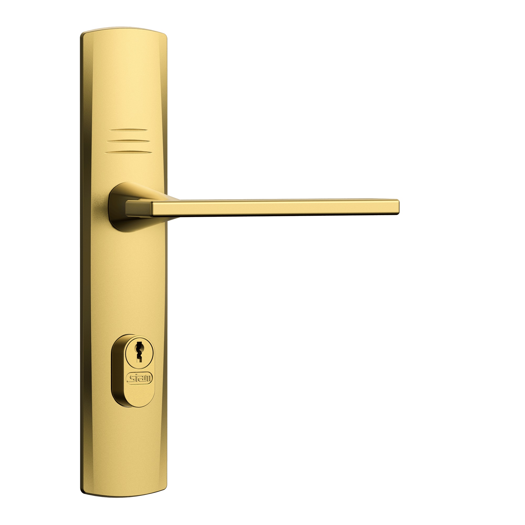 FECHADURA 3000 EXTERNA 73MM CLASSIC ANTARES DOURADO GOLD - Foto 1