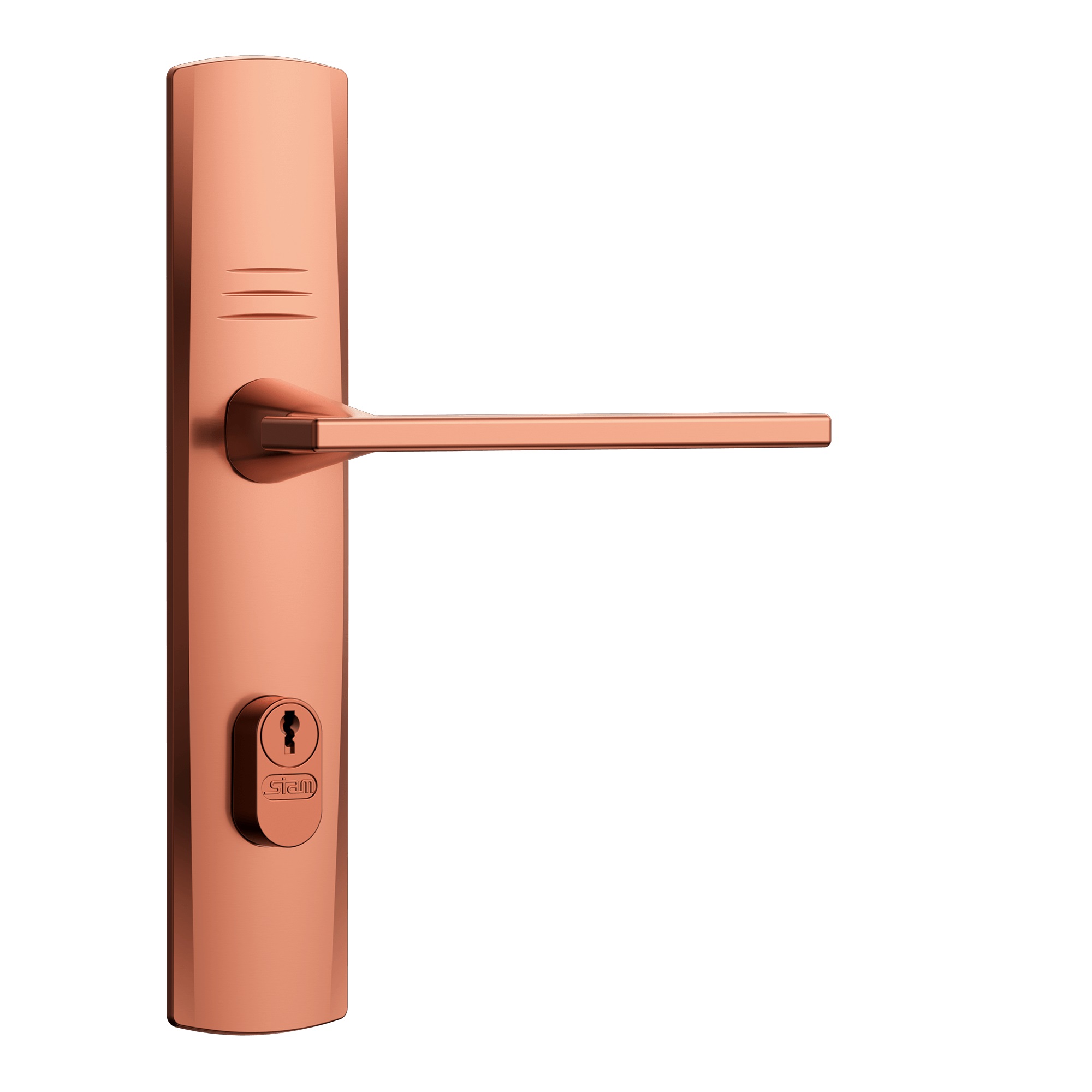 FECHADURA 3000 EXTERNA 73MM CLASSIC ANTARES ROSE - Foto 1