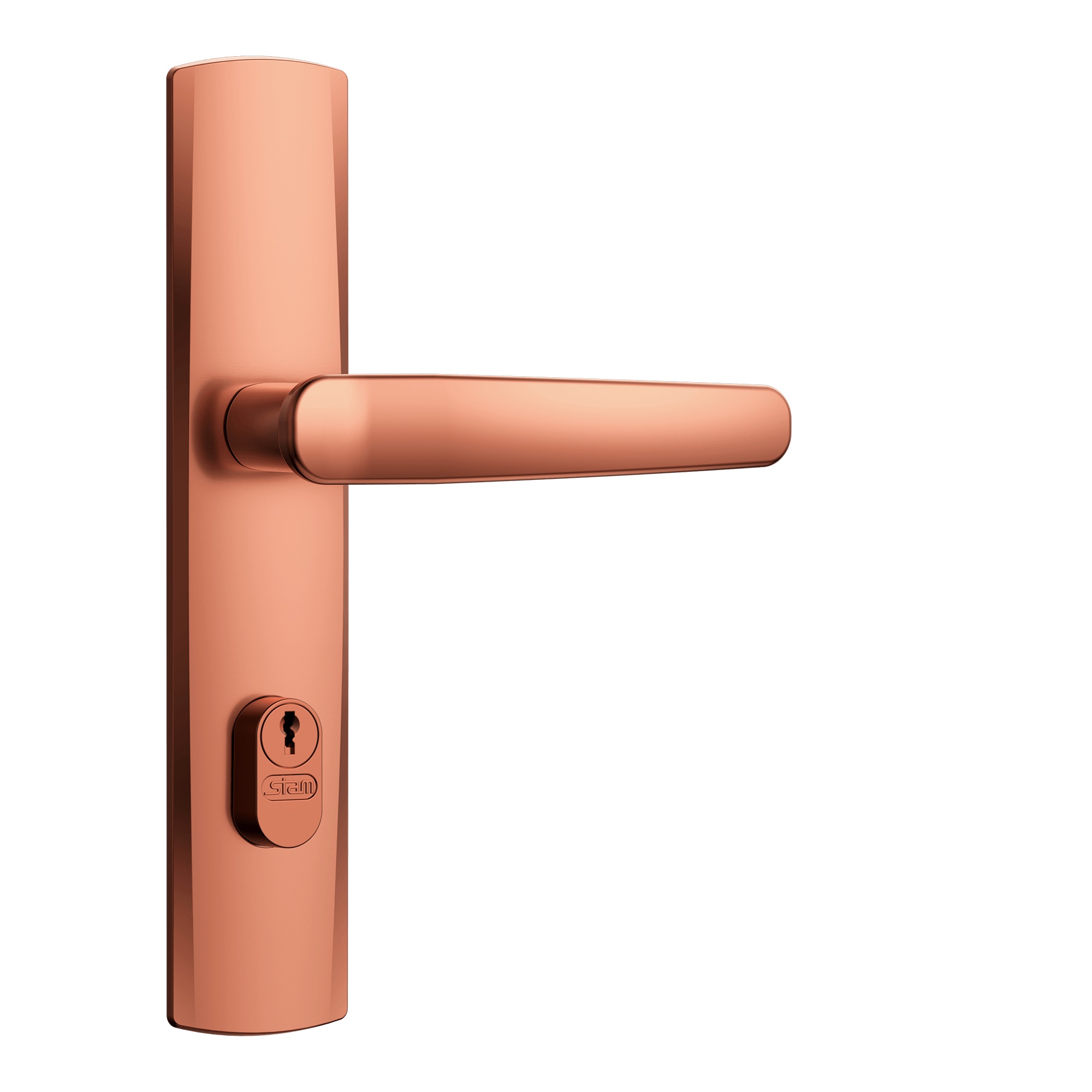 FECHADURA 3100 EXTERNA CLASSIC 73MM BETA ROSE - Foto 1