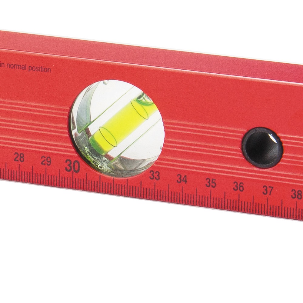 N�VEL DE ALUM�NIO FERROVI�RIO 79 2000MM 3 BOLHAS COM REGUA VERMELHO - Foto 2