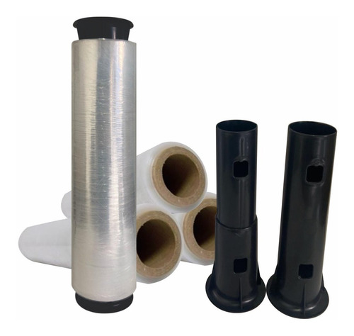 TUBETE PLASTICO (2 PEAS) APLICADOR DE FILME STRETCH - Foto 1