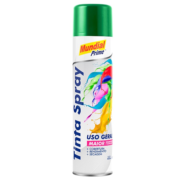TINTA SPRAY VERDE BANDEIRA 400ML/240GR  USO GERAL