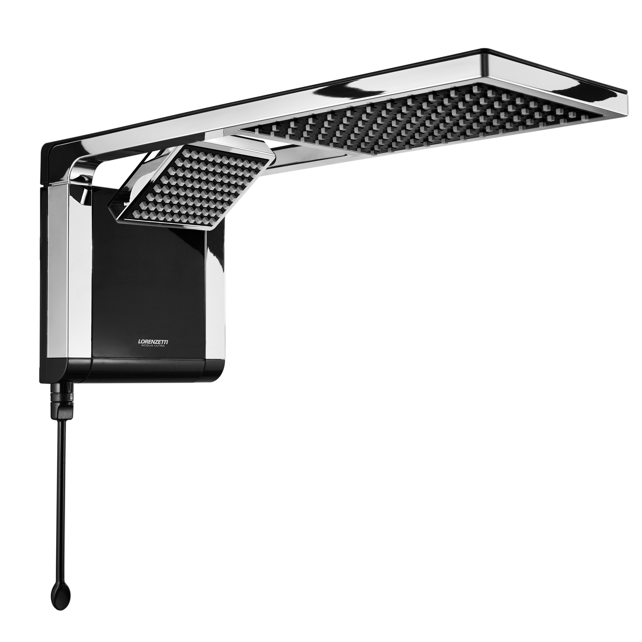 CHUVEIRO ACQUA DUO 7800W 220V PRETO/CROMADO  - Foto 2