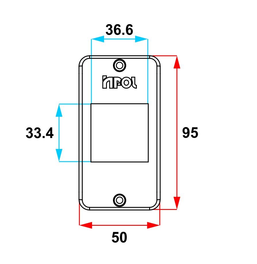 TAMPA 2 TECLAS BRANCO (CAIXA CONDULETE 95MMX50MM) 3/4' - Foto 1