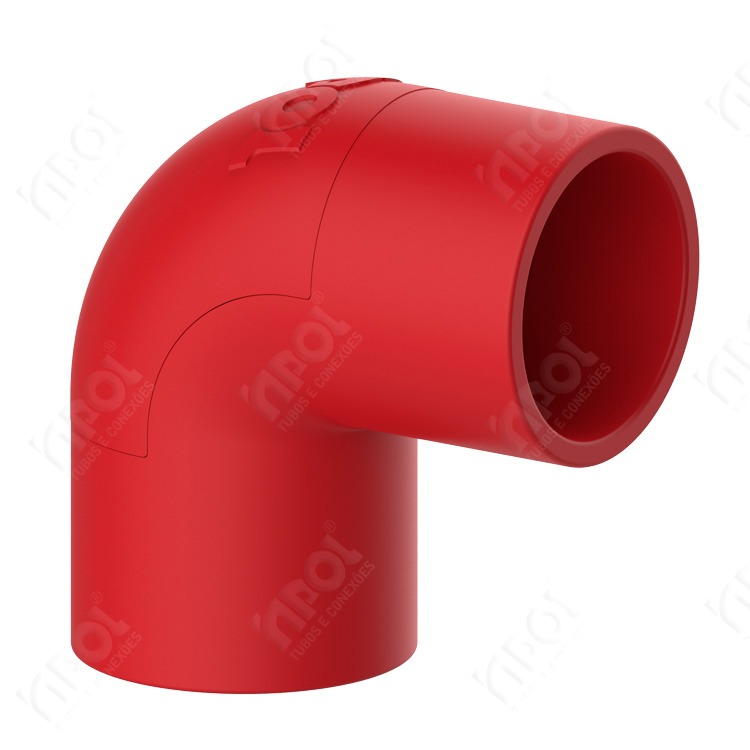 JOELHO / COTOVELO 1/2' VERMELHO  (PARA ELETRODUTO) - Foto 1
