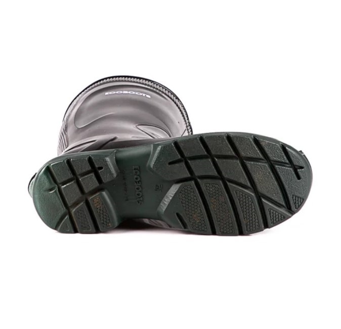 BOTA 43 POLIURETANO PU PRETA CANO CURTO FORRO INTERNO SOLADO VERDE 91LPUC600 ECOBOOTS CA38589 - Foto 1