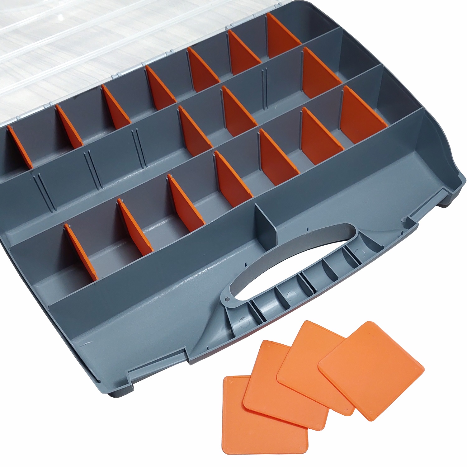 MALETA PLASTICA ORGANIZADORA 29 DIVISORIAS 46X36X8 (A) - Foto 2
