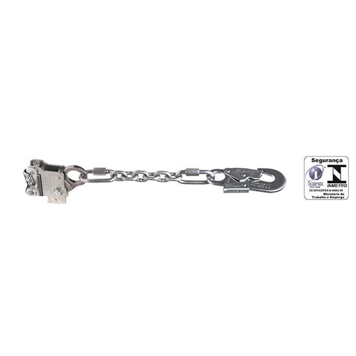 TRAVA QUEDA PARA CABO DE ACO 5/16' (8MM) EXTENSOR EM CORRENTE MULT 1887 MG CINTO