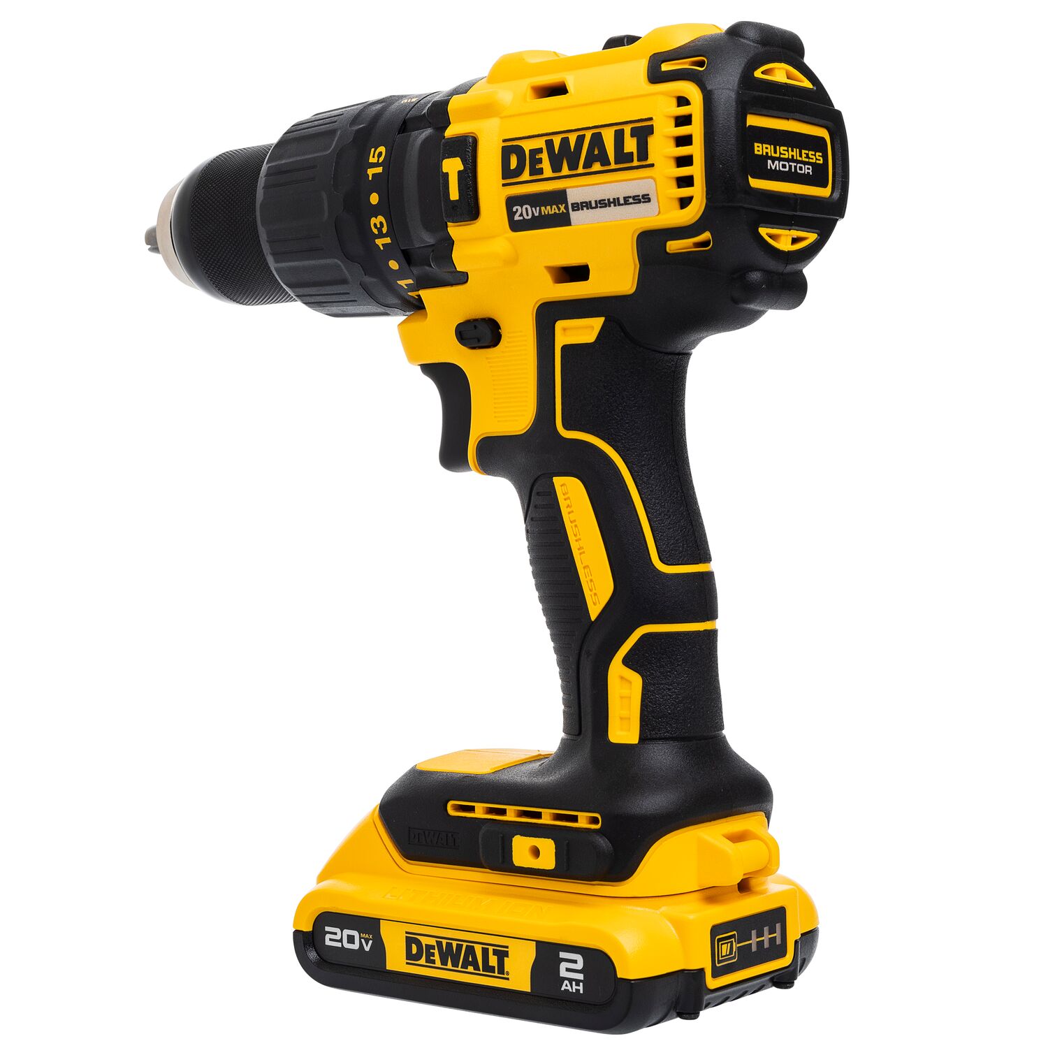 PARAFUSADEIRA E FURADEIRA IMPACTO 20V DCD7781D2 1/2 MAX 65NM 15 POSICOES DE TORQUE BRUSHLESS BIVOLT - Foto 4