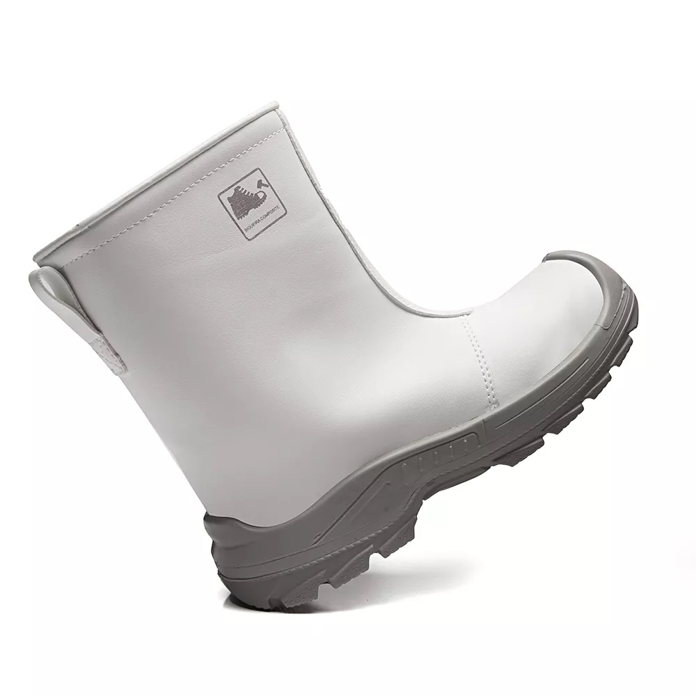 BOTA FRIGORIFICA 36 MICROFIBRA BRANCA BICO COMPOSITE SOLADO BIDENSIDADE 4066BDM1600LL CA48124 - Foto 4