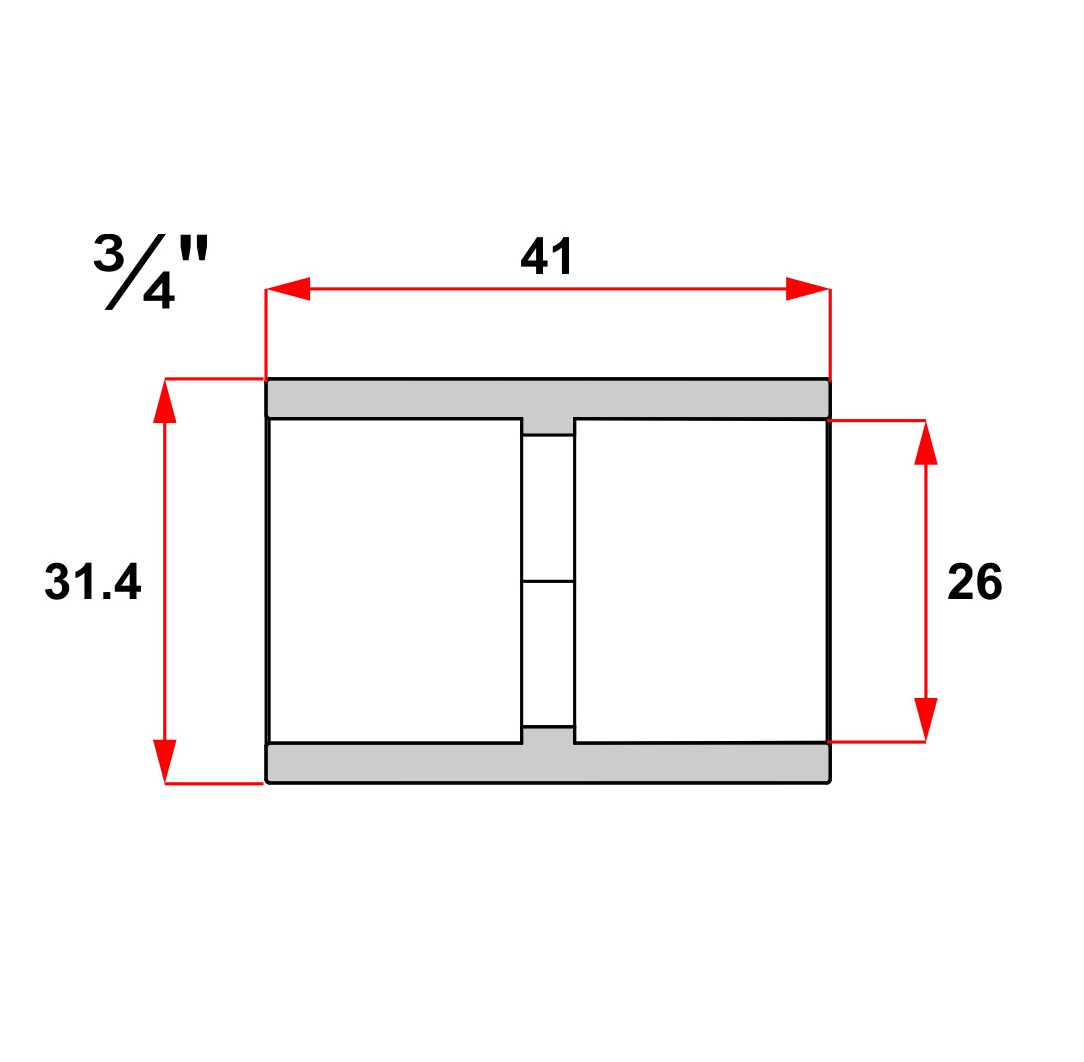 LUVA 3/4' PRETO  (PARA ELETRODUTO) - Foto 1