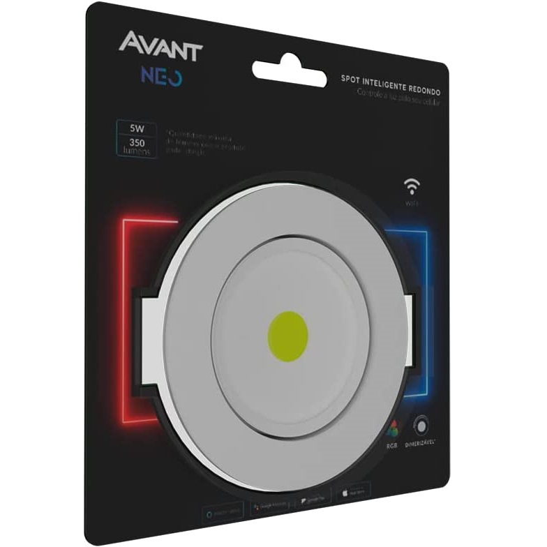 SPOT LED 22 NEO REDONDO 5W RGB INTELIGENTE NEO - Foto 1