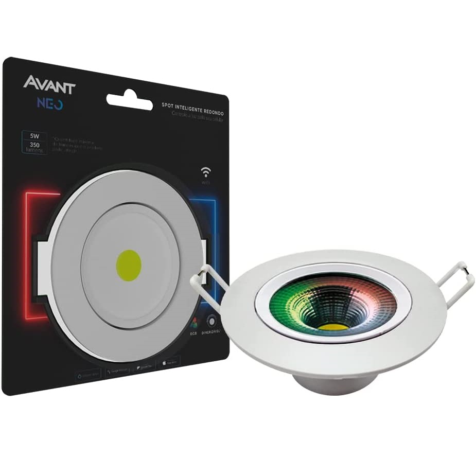 SPOT LED 22 NEO REDONDO 5W RGB INTELIGENTE NEO - Foto 2