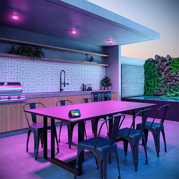REFLETOR LED NEO 30W RGB INTELIGENTE - Foto 1