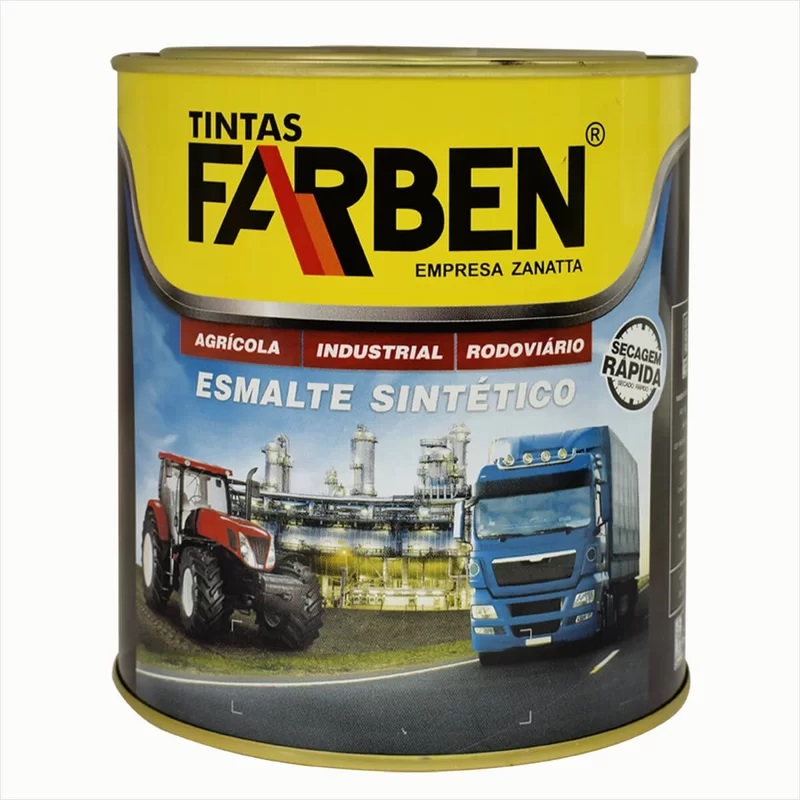 ESMALTE SINTTICO INDUSTRIAL 18LT PRETO CADILAC FARBEN 931.8550