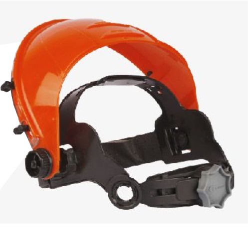 SUPORTE COM CATRACA PARA PROTETOR FACIAL LIBUS