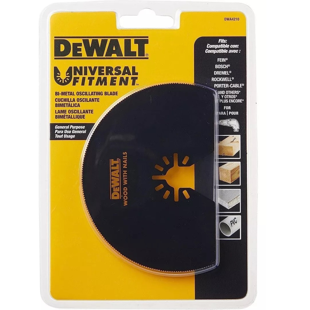 LMINA DWA4210 PARA MULTIFERRAMENTA DCS356 SEMI CIRCULAR PARA CORTE EM MADEIRA COM PREGOS - Foto 1