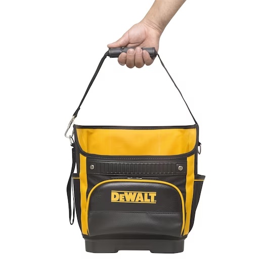 BOLSA ABERTA PARA FERRAMENTAS 12'' DWST83488-LA DE POLI�STER E COURO LEG�TIMO - Foto 2