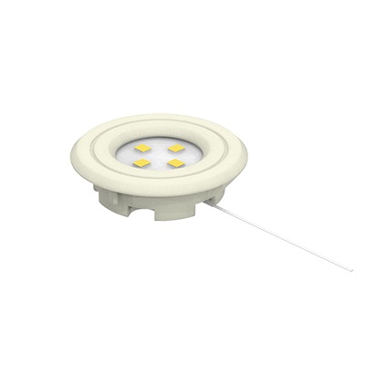 LUMINARIA LED REDONDA BRANCA EMBUTIR 35MM 1.2W 6000K 110/220V  - Foto 1