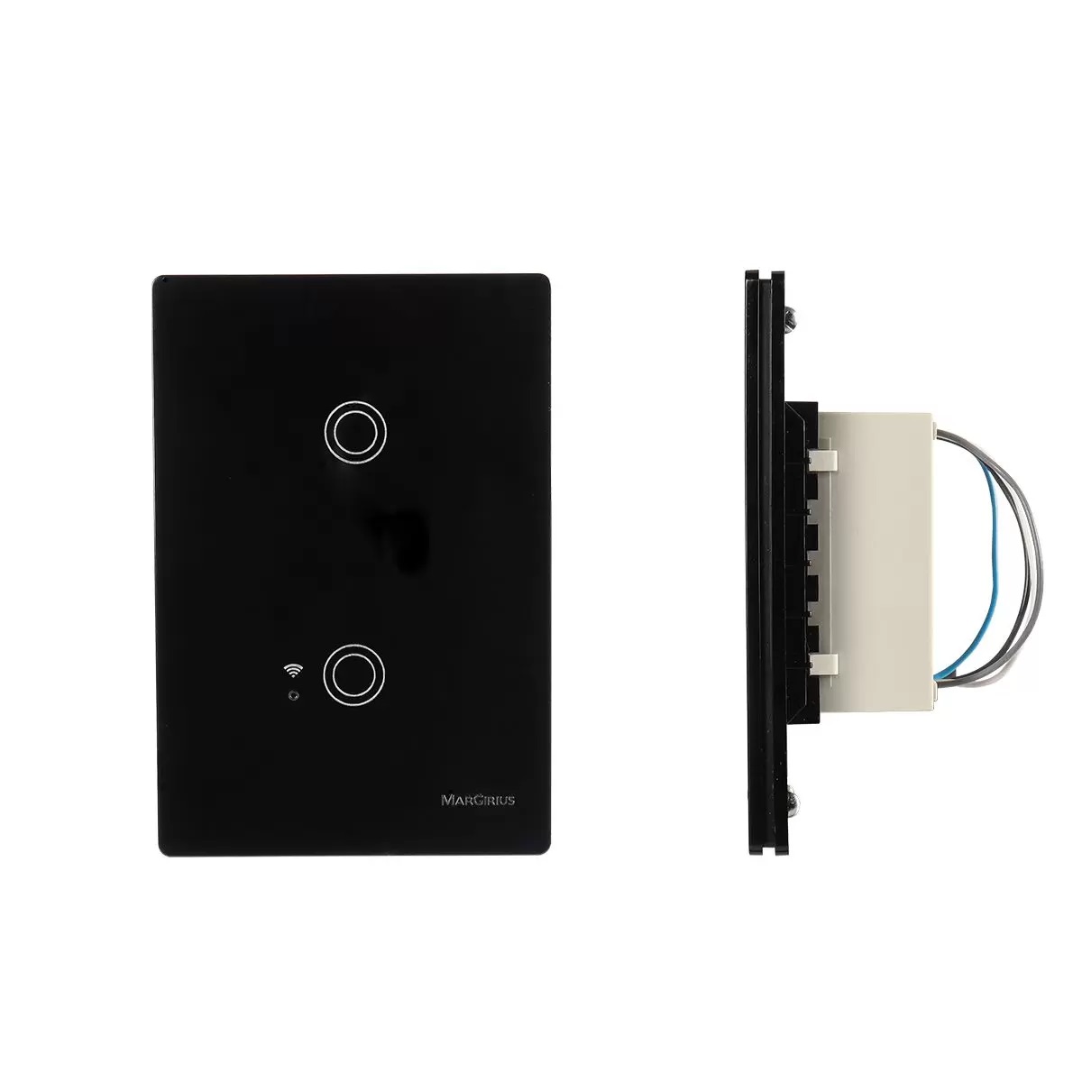 INTERRUPTOR INTELIGENTE TOUCH 2 TECLAS PRETO/EBONY BIVOLT - Foto 1