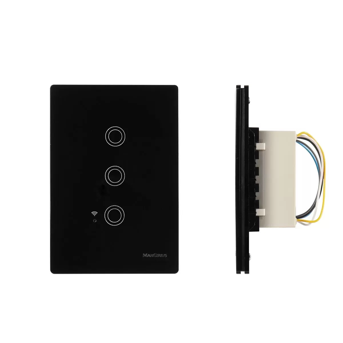 INTERRUPTOR INTELIGENTE TOUCH 3 TECLAS PRETO/EBONY BIVOLT - Foto 3