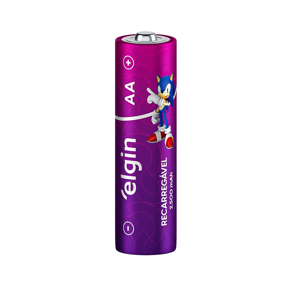 PILHA ALCALINA RECARREGVEL 1,2V AA 2500MAH  (BLISTER COM 2 PILHAS) - Foto 1