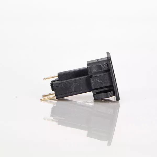 TOMADA PARA APARELHO POCO INTERNO TPA2-3 E2F 2P+T 10A PRETA  (ENGATE 4,8MM X 0,8MM) - Foto 1