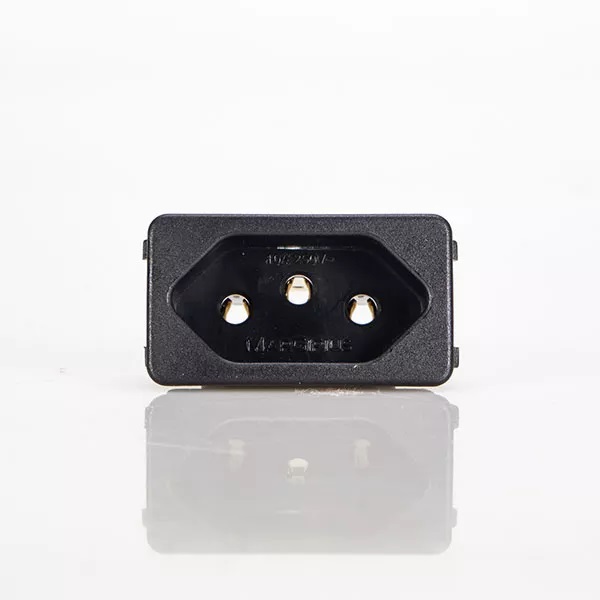 TOMADA PARA APARELHO POCO INTERNO TPA2-3 E3F 2P+T 20A PRETA  (ENGATE 6,3MMX0,8MM) - Foto 1