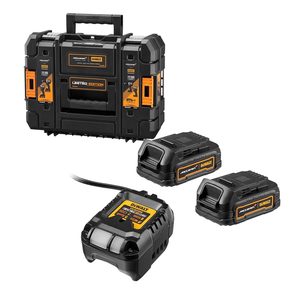 COMBO PARAFUSADEIRA 1/4 DCF85M E FURADEIRA 1/2 DCD85M DCK200ME2GT L�TIO 220V MCLAREN - Foto 2