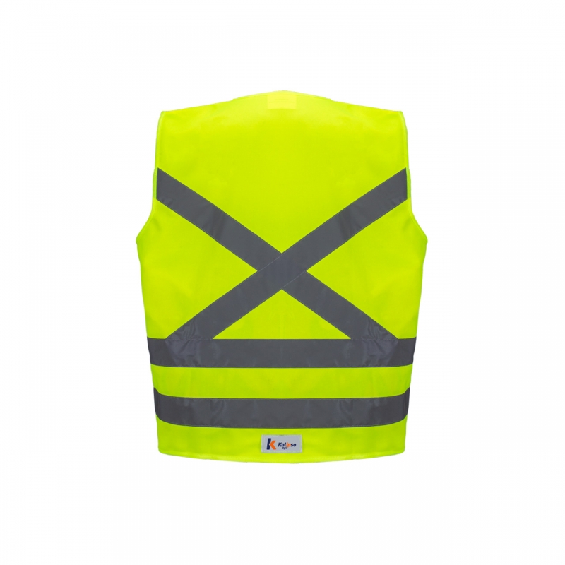 COLETE REFLETIVO BLUSAO XG 1 BOLSO AMARELO/PRATA  - Foto 2