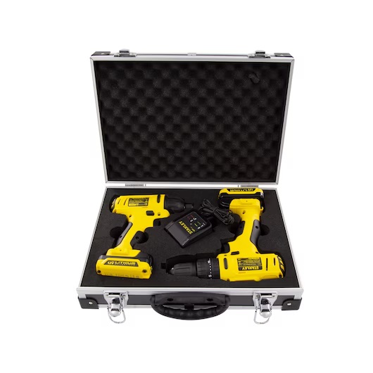 COMBO SCHI121S2FK-BR PARAFUSADEIRA 1/4 FURADEIRA 3/8  12V MAX LI-ION VVR LITIO 220V BIVOLT 2 BATERIAS E MALETA - Foto 1
