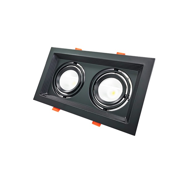SPOT LED EVIDENCE DUO 3000K (AMARELA) (BRANCA) 6500K 14W 1120 LUMENS PRETO FOSCO - Foto 1