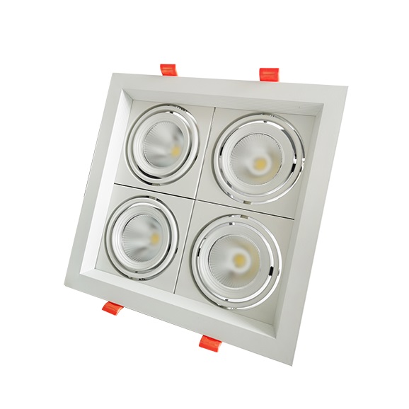 SPOT LED EVIDENCE QUATTRO 3000K (AMARELA) (BRANCA) 6500K 28W 2240 LUMENS BRANCO FOSCO 