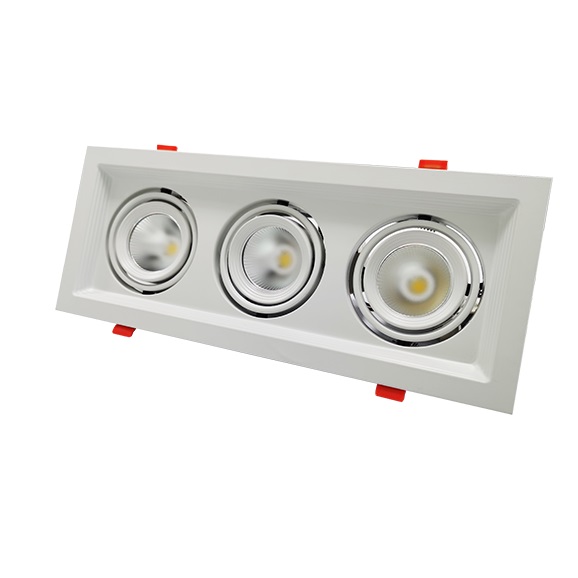 SPOT LED EVIDENCE TRIO 3000K (AMARELA) (BRANCA) 6500K 21W 1680 LUMENS BRANCO FOSCO